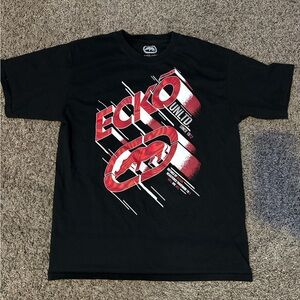 Ecko Unltd Black Graphic T-Shirt